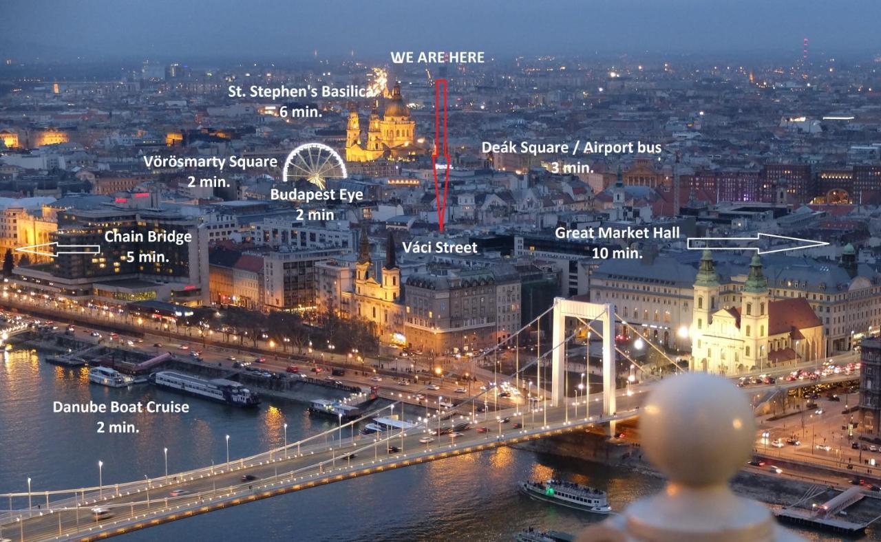 Central Apartman Budapešť Exteriér fotografie